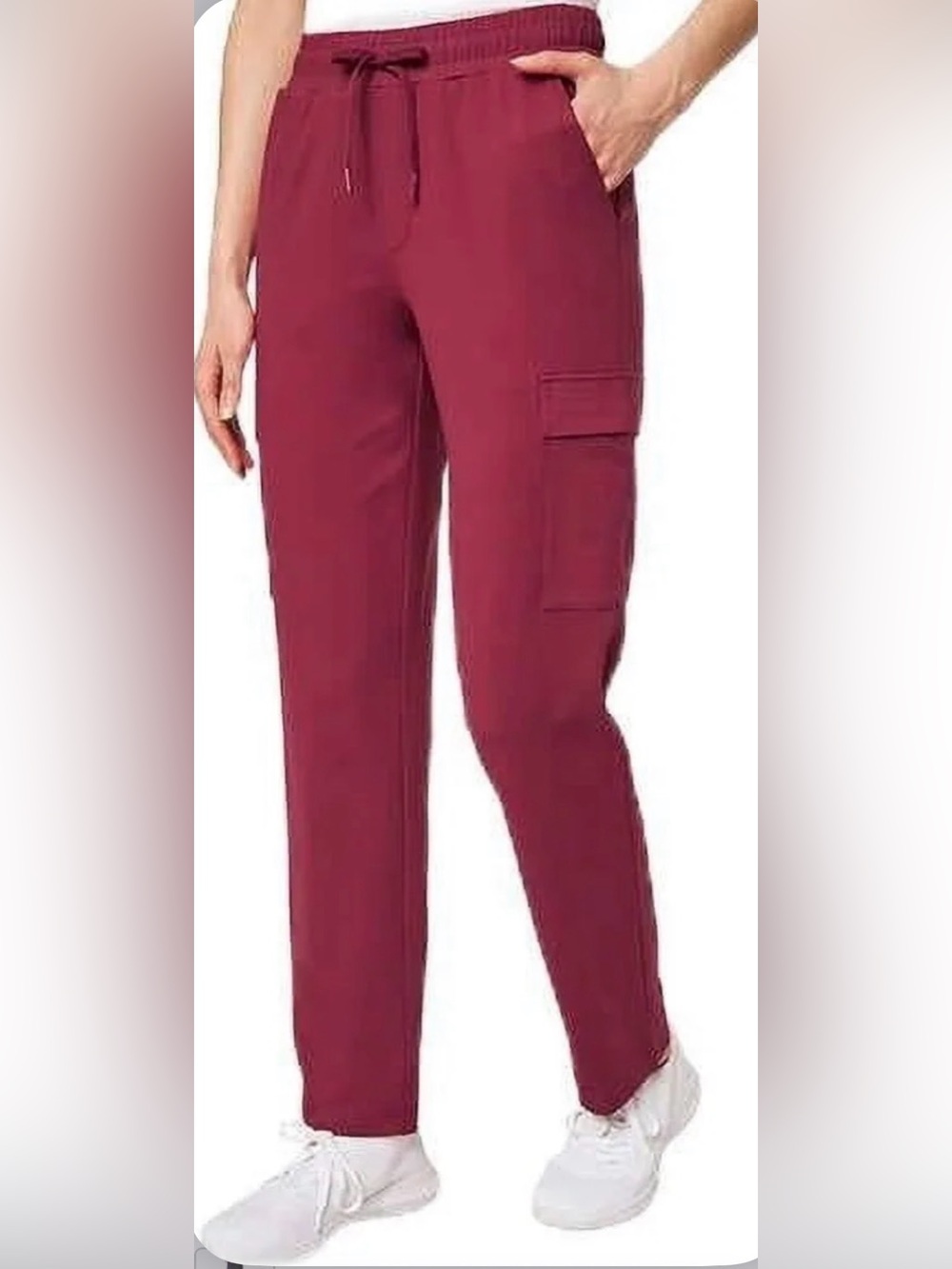 Moretta Performance + Luxury cargo Cargo Joggers Pink XL Like New
